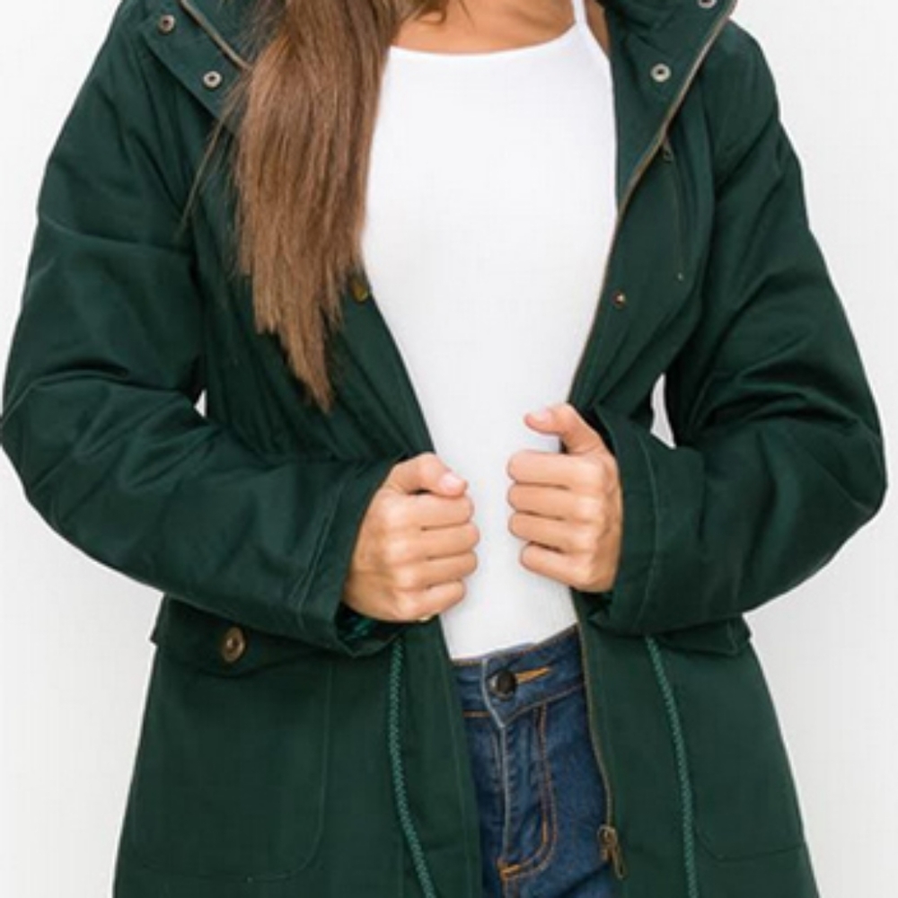 GREEN IS GOOD❣️NEW Hunter Green Women's Winter Jacket
